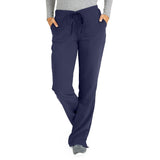 Melrose AVE Women's Stretch Boot-Cut Scrub Pants