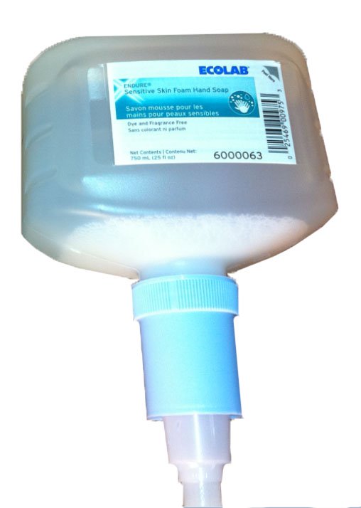 Soap Endure Sensitive Skin Foaming 750 mL Dispenser Refill Bottle Unscented