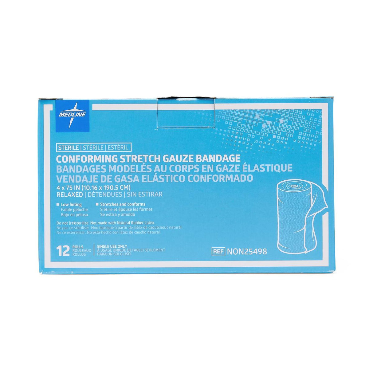 Conforming Bandage Medline 4 Inch X 4-1/10 Yard 1-Ply Sterile 1 per Pack