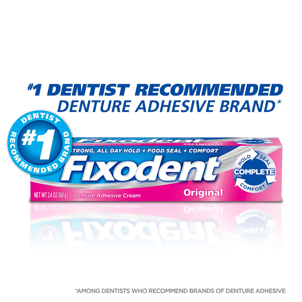 Denture Adhesive Fixodent Original Cream 1.4 oz.