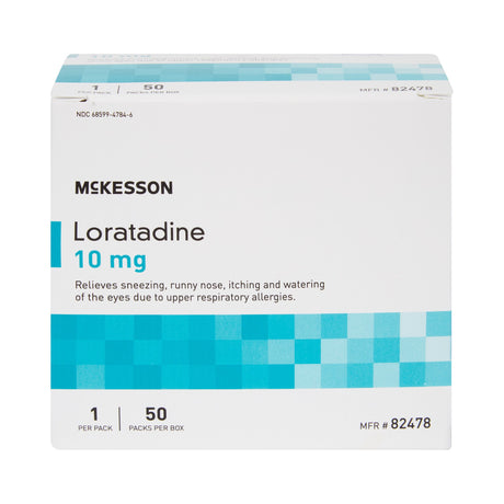 Allergy Relief McKesson 10 mg Strength Tablet 1 per Packet