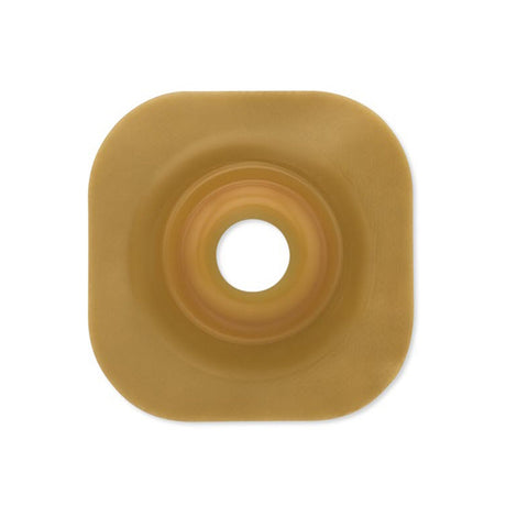 Ostomy Barrier New Image Trim to Fit, Standard Wear Adhesive Tape Borders 70 mm Flange Blue Code System Flexwear Up to 2 Inch Opening 5 X 5 Inch
