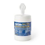 DisCide Ultra Surface Disinfectant Cleaner Premoistened Quaternary Based Manual Pull Wipe 160 Count Canister Herbal Scent NonSterile