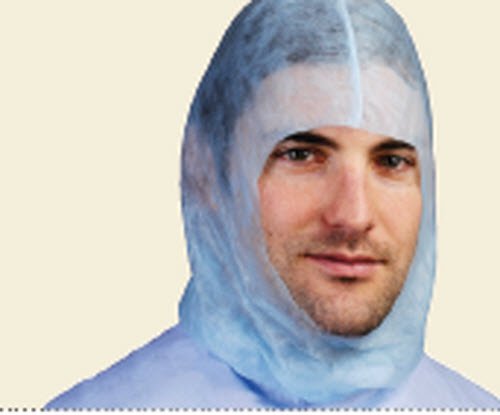 Surgical Hood One Size Fits Most White Elastic Closure