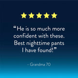 Male Youth Absorbent Underwear GoodNites Pull On with Tear Away Seams Small / Medium Disposable Heavy Absorbency