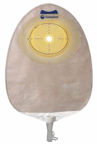 Urostomy Pouch SenSura One-Piece System 10-3/8 Inch Length, Maxi Convex Light, Trim to Fit 5/8 to 1-5/16 Inch Stoma Drainable