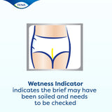 Unisex Adult Incontinence Brief TENA Dry Comfort Medium Disposable Moderate Absorbency