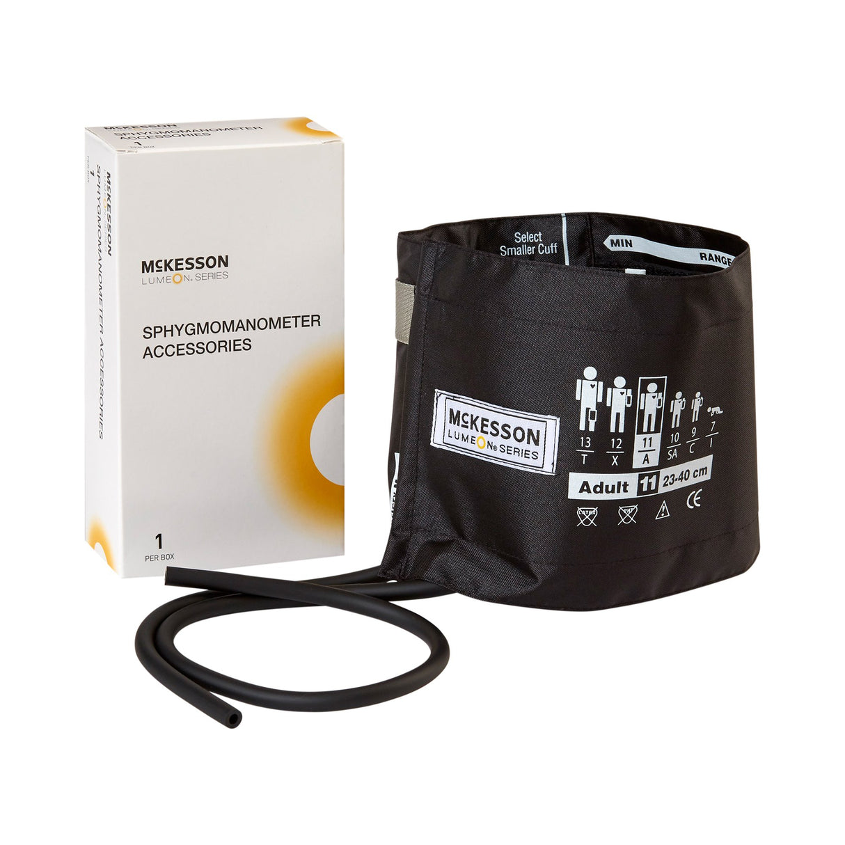 Reusable Blood Pressure Cuff McKesson LUMEON 23 to 40 cm Arm Nylon Cuff Adult Cuff