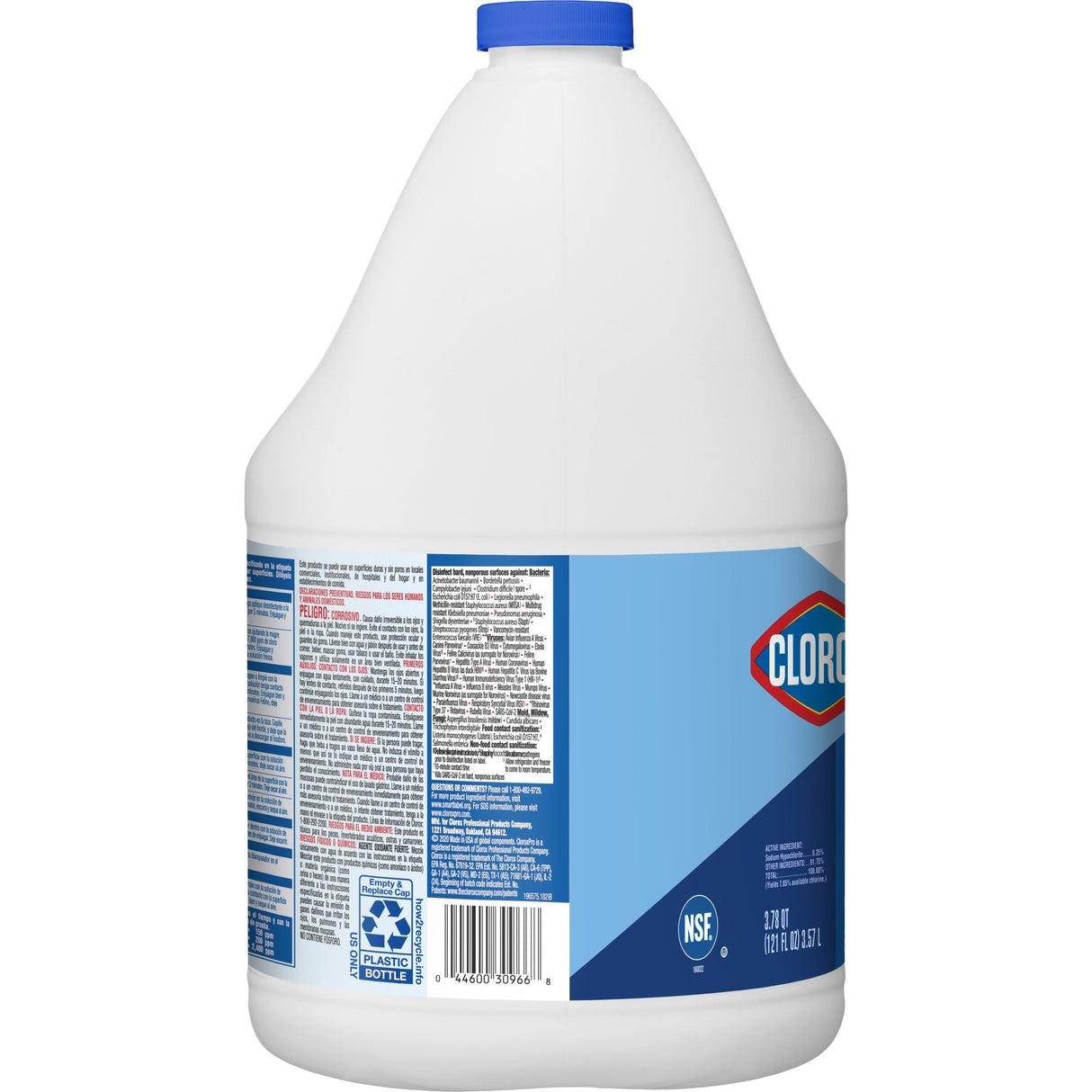 CloroxPro Clorox Bleach Germicidal Manual Pour Liquid Concentrate 121 oz. Jug Chlorine Scent NonSterile