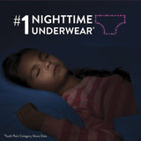 Female Youth Absorbent Underwear GoodNites Pull On with Tear Away Seams Small / Medium Disposable Heavy Absorbency