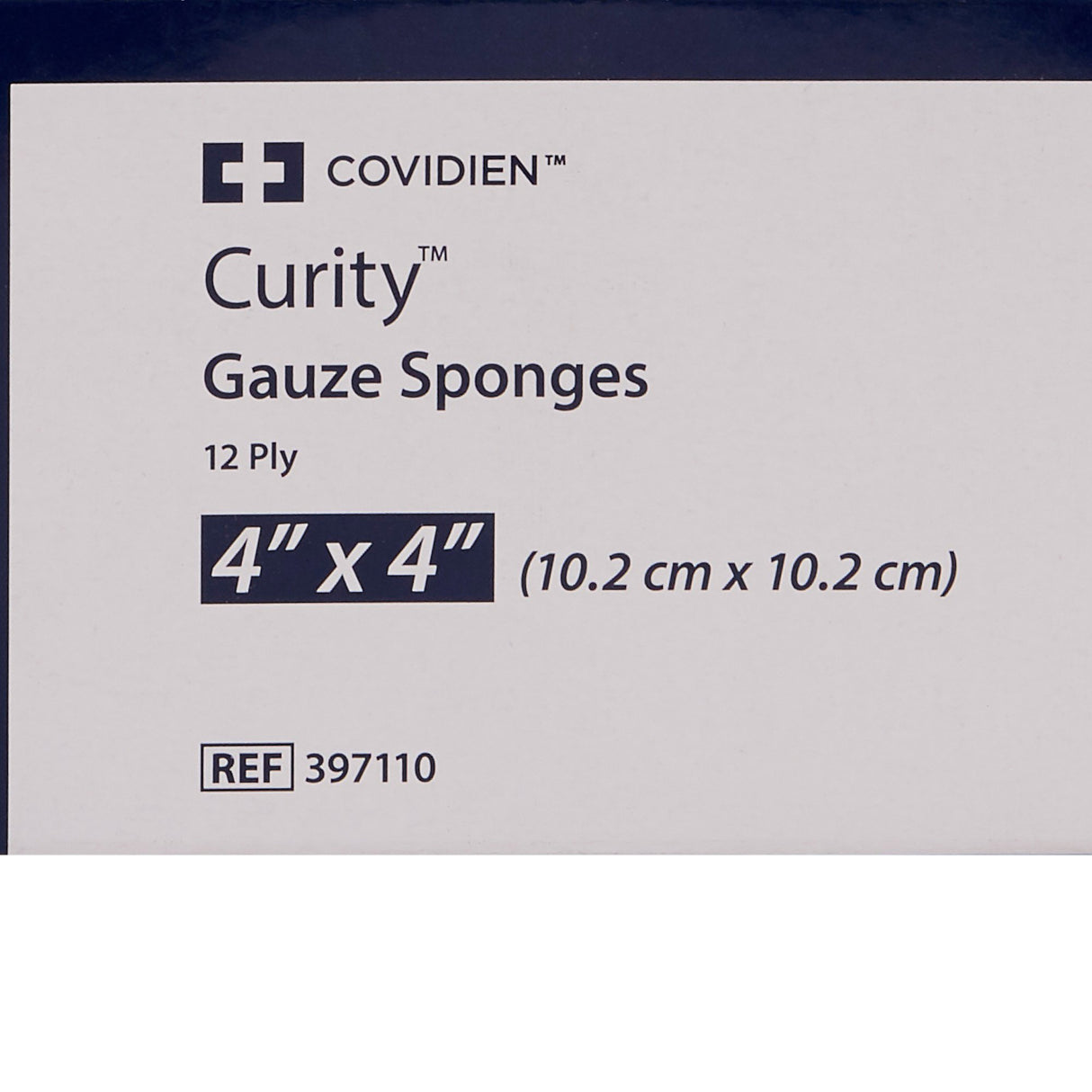 Gauze Sponge Curity 4 X 4 Inch 12-Ply Sterile 10 per Pouch