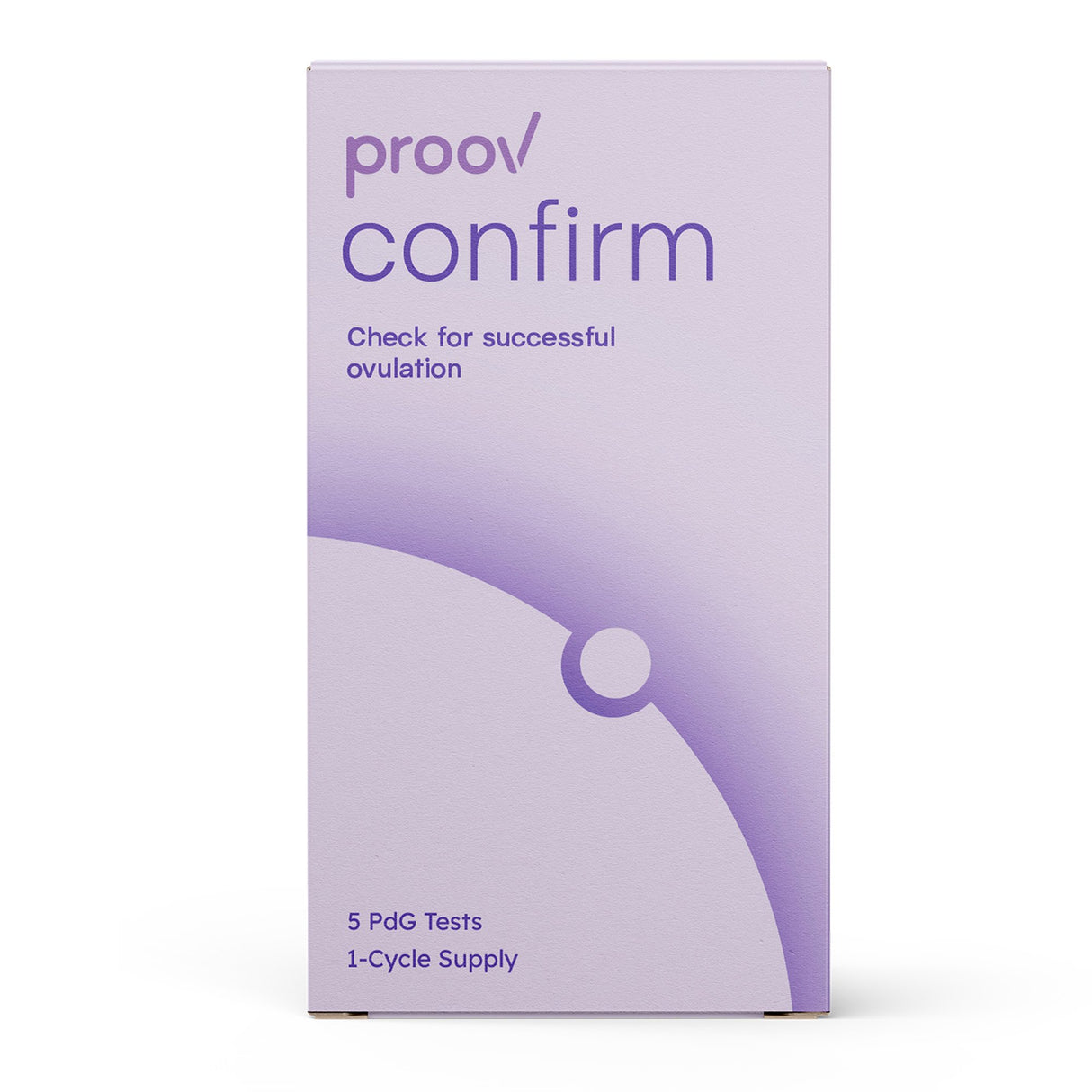 Sexual Health Test Kit Proov Confirm Pregnanediol Glucuronide (PdG) 5 Test per Kit CLIA Waived