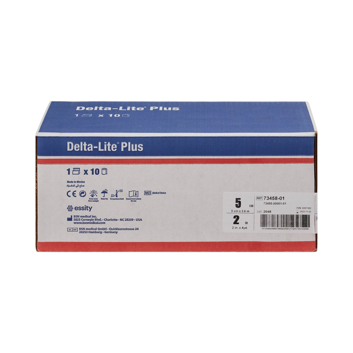 Cast Tape Delta-Lite Plus 2 Inch X 12 Foot Fiberglass / Resin White