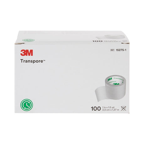 Medical Tape 3M Transpore Transparent 1 Inch X 1-1/2 Yard Plastic NonSterile