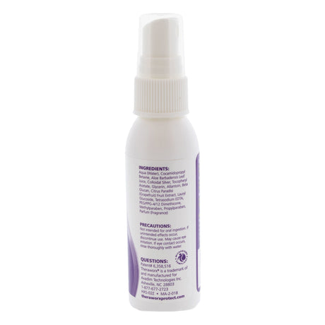 Rinse-Free Skin Cleanser with Silver Theraworx Protect Advanced Hygiene and Barrier System Liquid 1.7 oz. Pump Bottle Lavender Scent