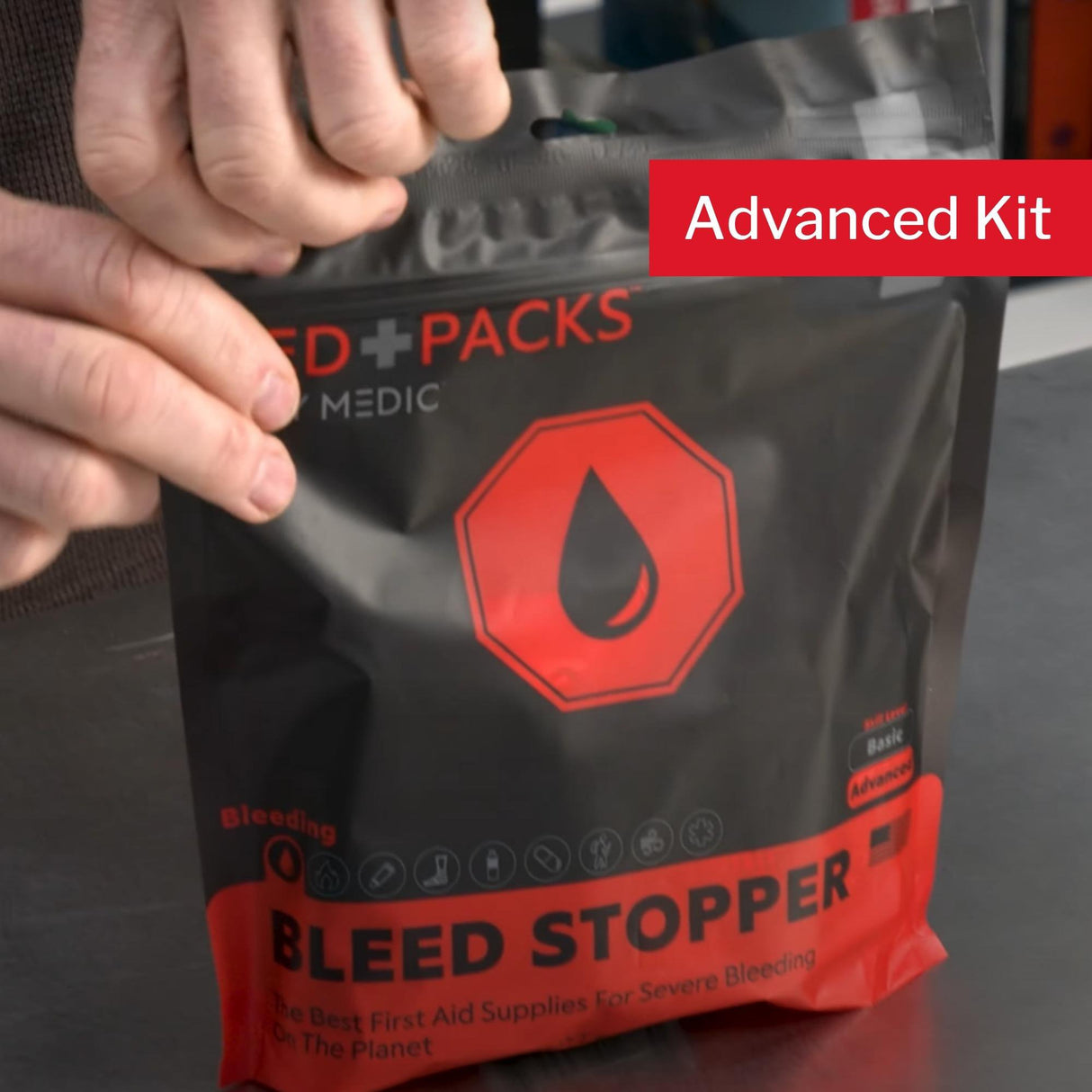 First Aid Kit My Medic MED PACKS Bleed Stopper Plastic Pouch