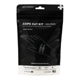 First Aid Kit My Medic MED PACKS ZZIPS Cut Kit Plastic Pouch