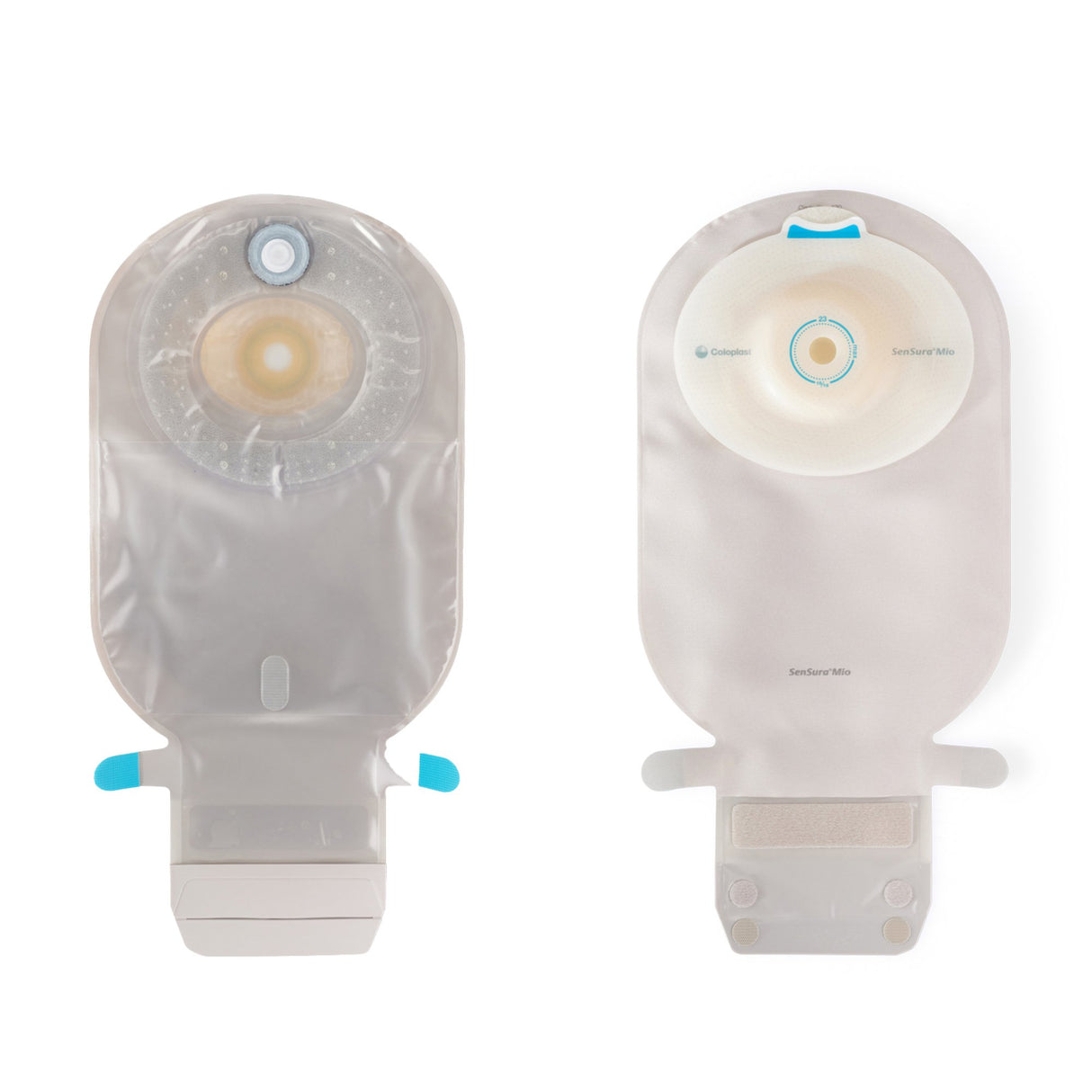 Ostomy Pouch SenSura Mio Convex One-Piece System 11 Inch Length, Maxi Convex Light, Trim to Fit 5/8 to 1 Inch Stoma Drainable