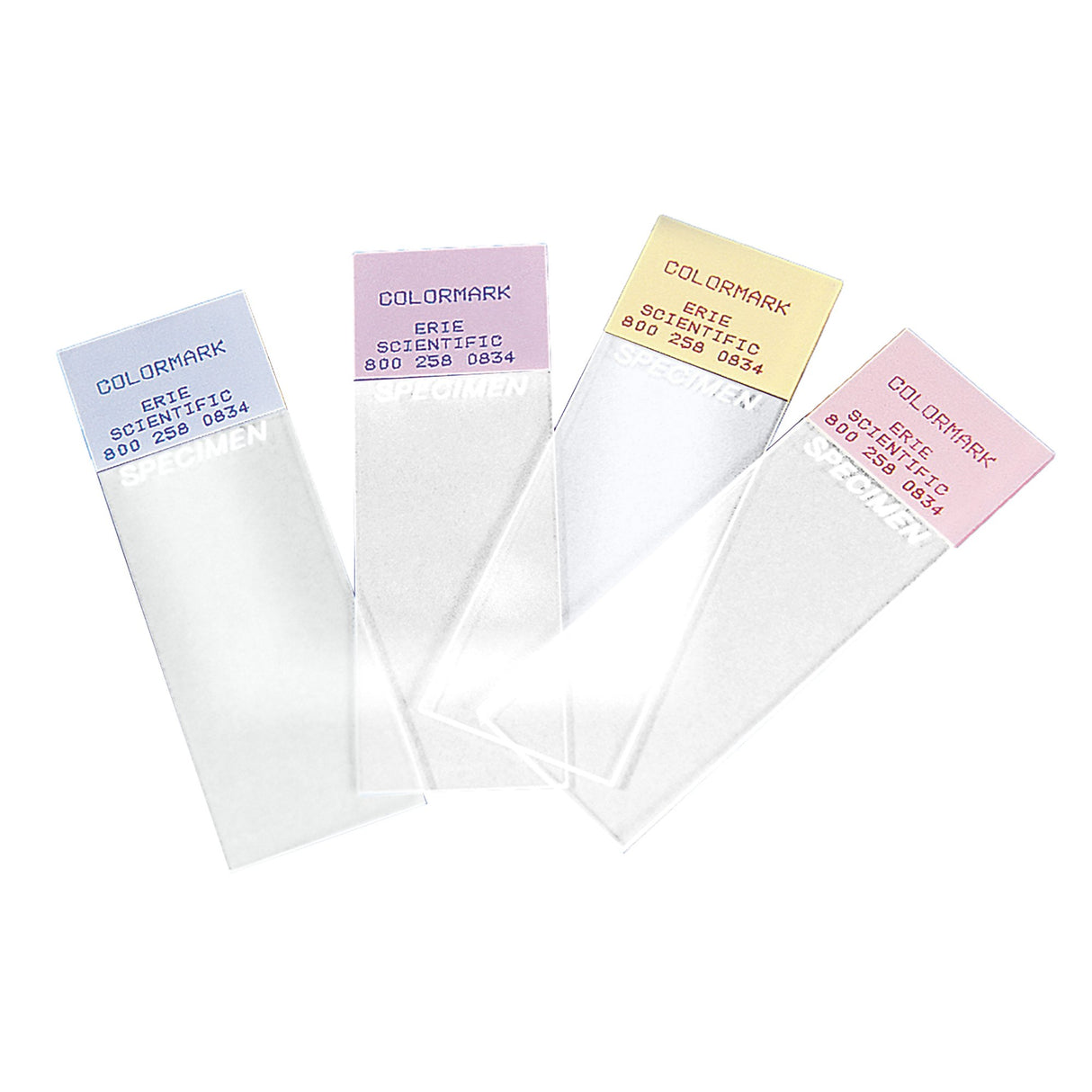 Microscope Slide Colormark 25 X 75 X 1 mm White End