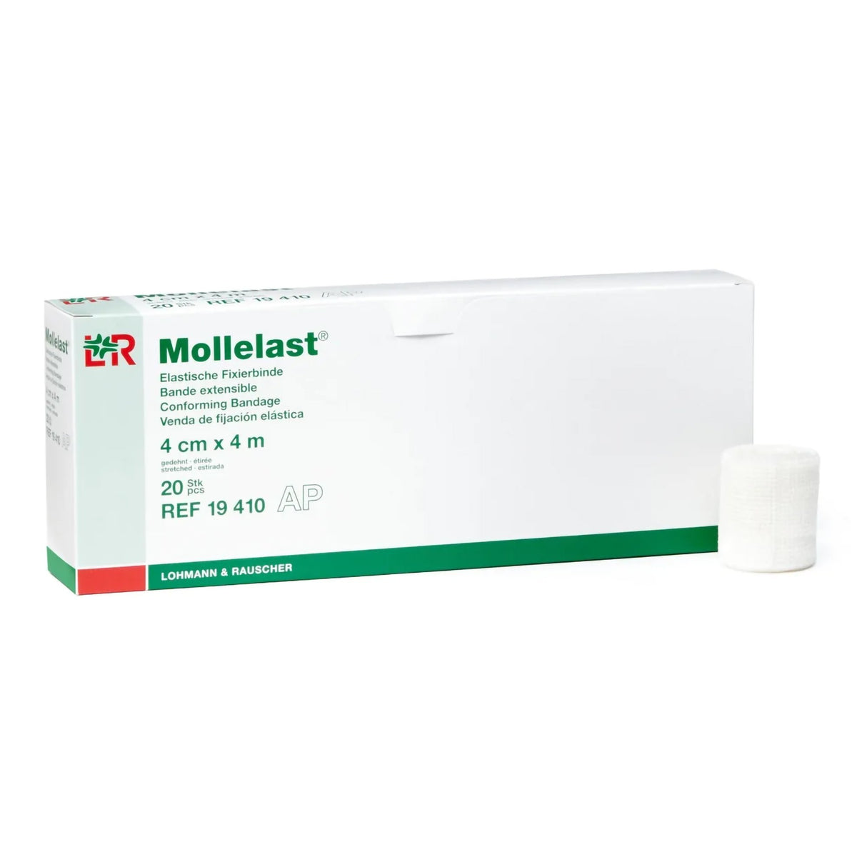 Conforming Bandage Mollelast 1-1/2 Inch X 4-2/5 Yard NonSterile 20 per Pack