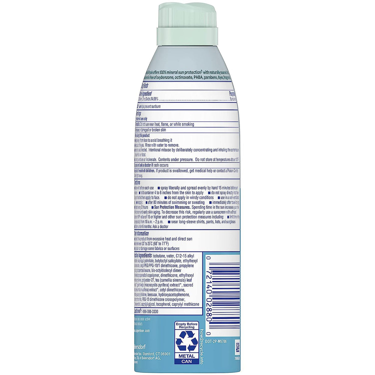 Sunscreen Coppertone Pure and Simple SPF 50 Lotion 6 oz. Bottle
