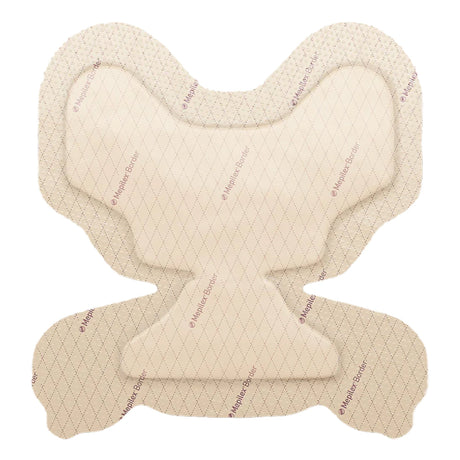 Foam Dressing Mepilex Border Heel 8-3/5 X 9 Inch With Border Film Backing Silicone Adhesive Heel Sterile