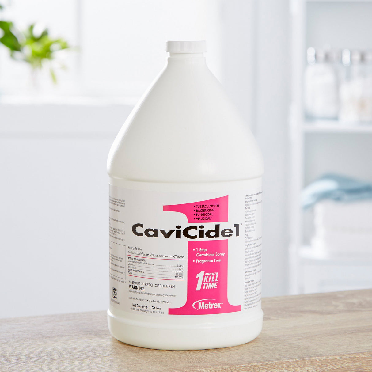 CaviCide1 Surface Disinfectant Cleaner Alcohol Based Manual Pour Liquid 1 gal. Jug Alcohol Scent NonSterile