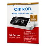 Home Automatic Digital Blood Pressure Monitor Omron 10 Series Wide Range Cloth Fabric Cuff 23 - 43 cm Desk Model