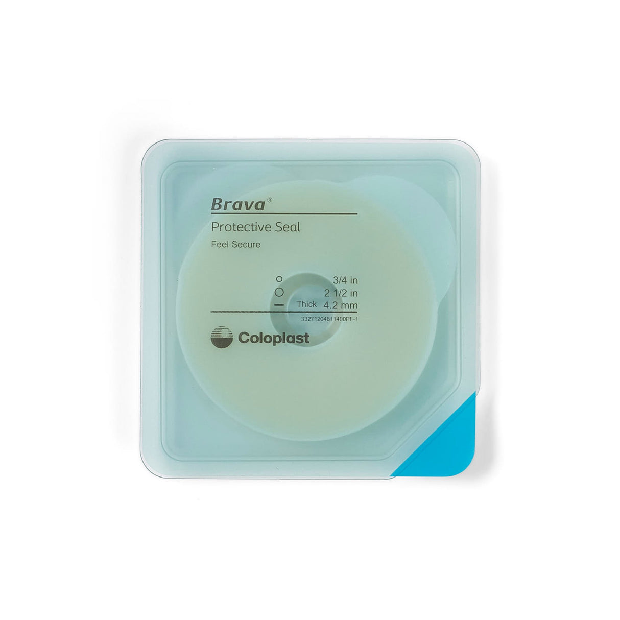 Ostomy Seal Brava Thick 3/4 Inch (18mm) Stoma 2-1/2 Inch (64mm) - 4.2mm Thick