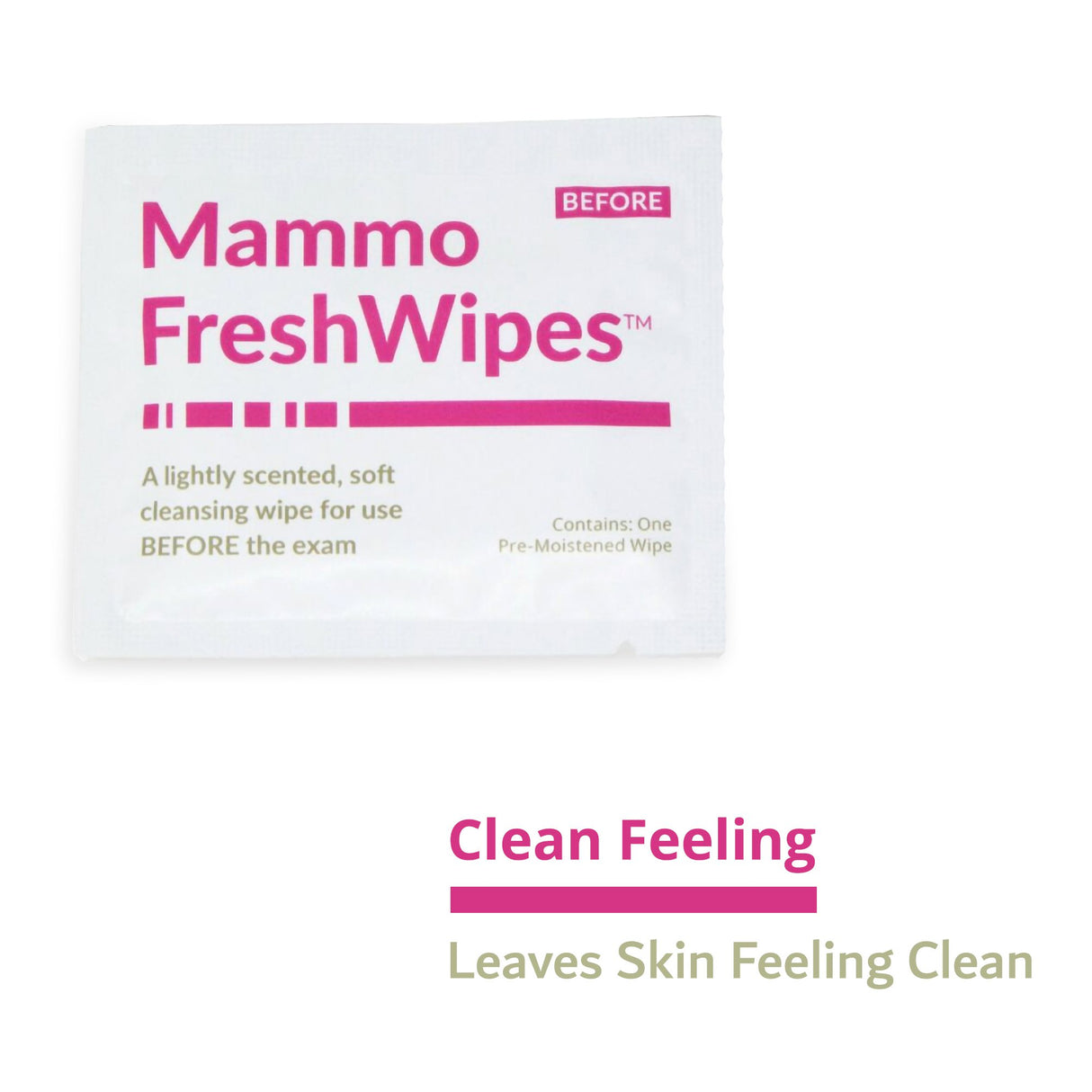 Mammography Cleansing Towelette PDC Freshwipes Individual Packet Scented 50 Count