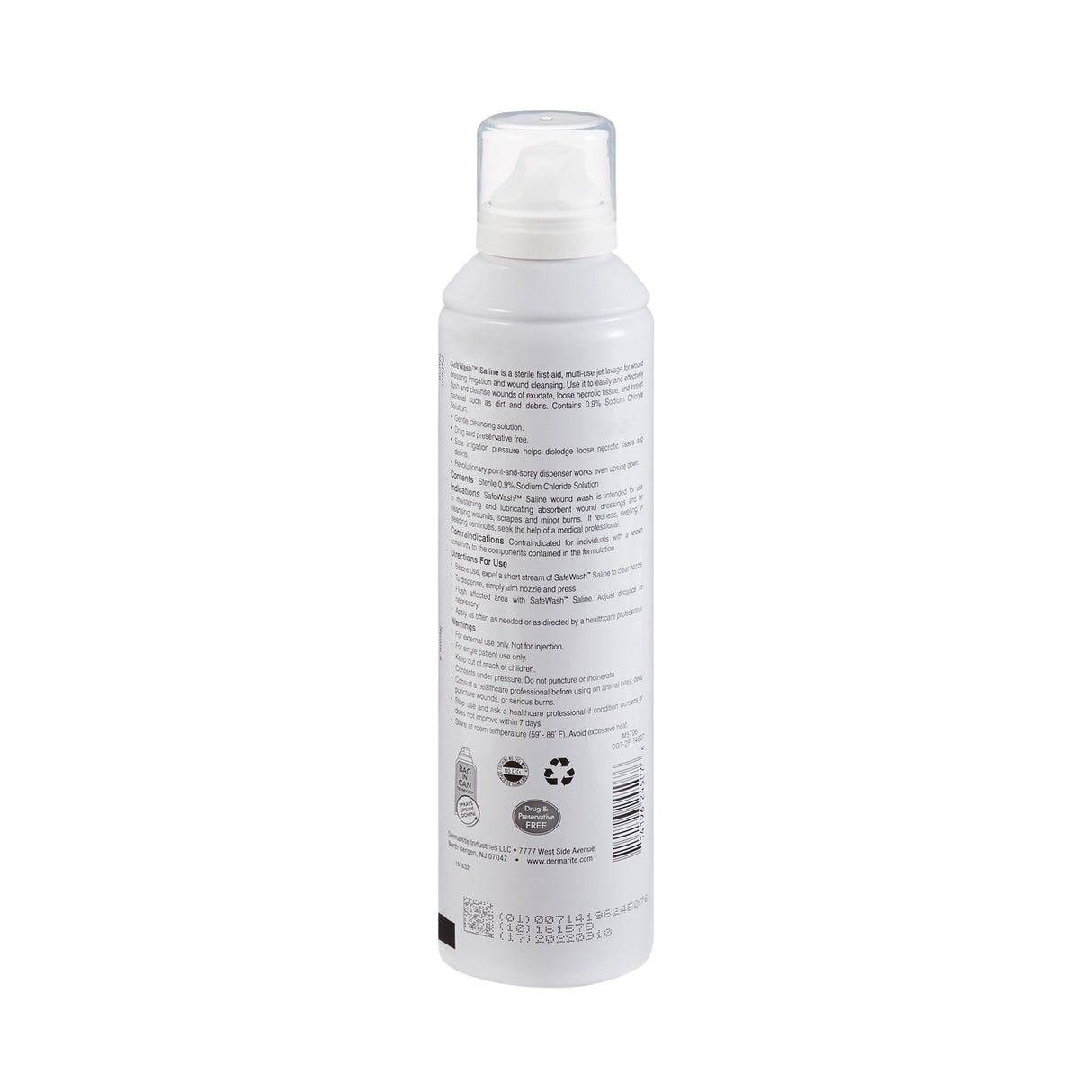 Wound Cleanser SafeWash 7.1 oz. Spray Can Sterile