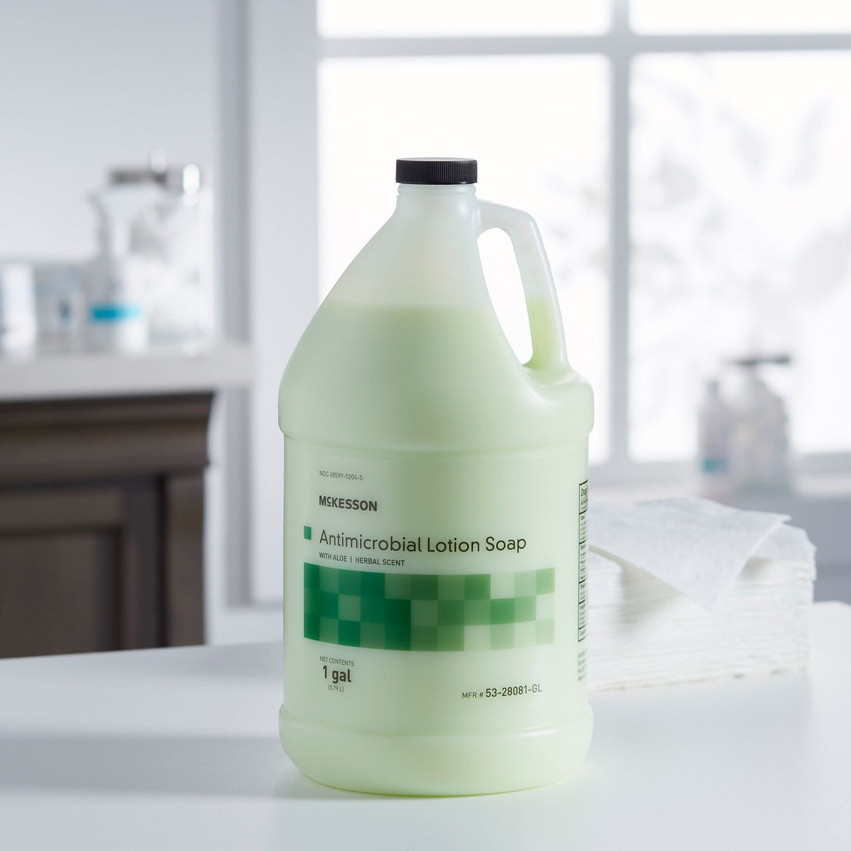 Antimicrobial Soap McKesson Lotion 1 gal. Jug Herbal Scent