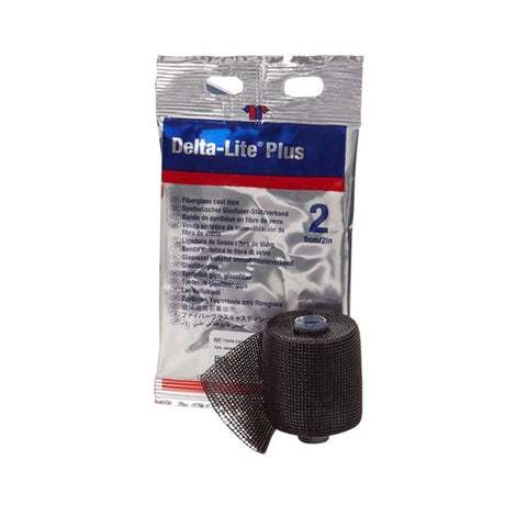 Cast Tape Delta-Lite Plus 4 Inch X 12 Foot Fiberglass / Resin Black