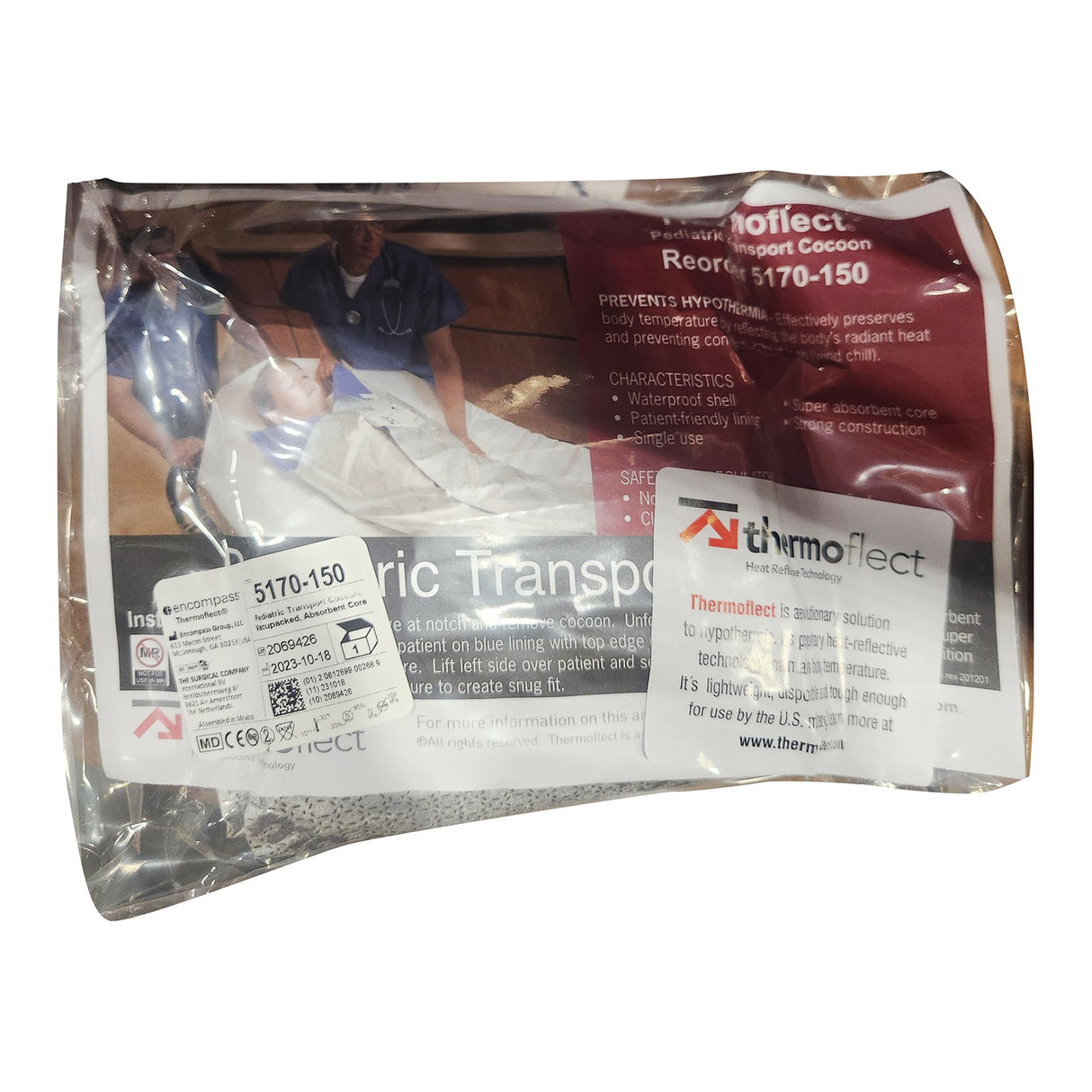 Hypothermia Transport Blanket Thermoflect Thermoflect Fabric