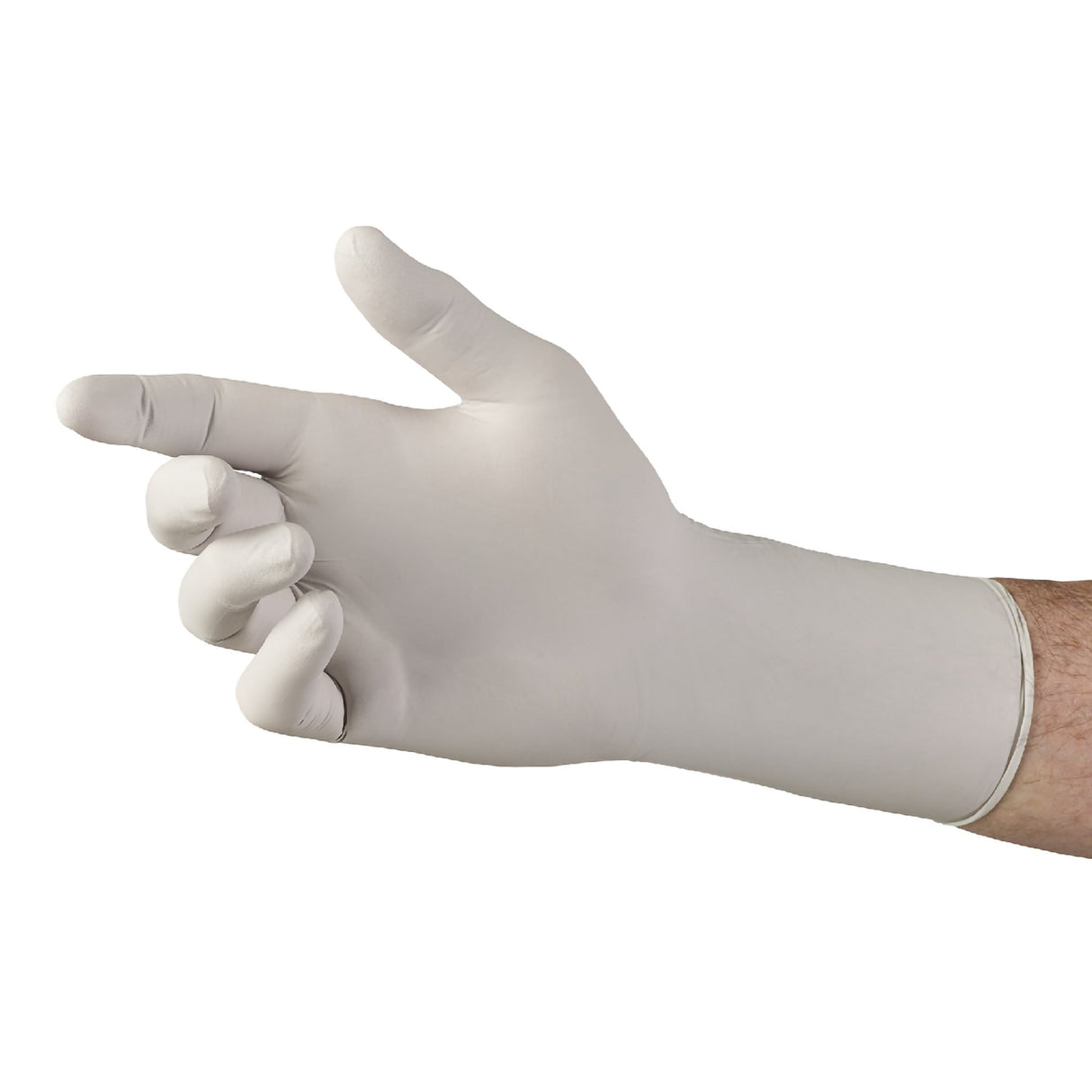 Exam Glove STERLING-XTRA Small NonSterile Nitrile Extended Cuff Length Textured Fingertips Gray Chemo Tested