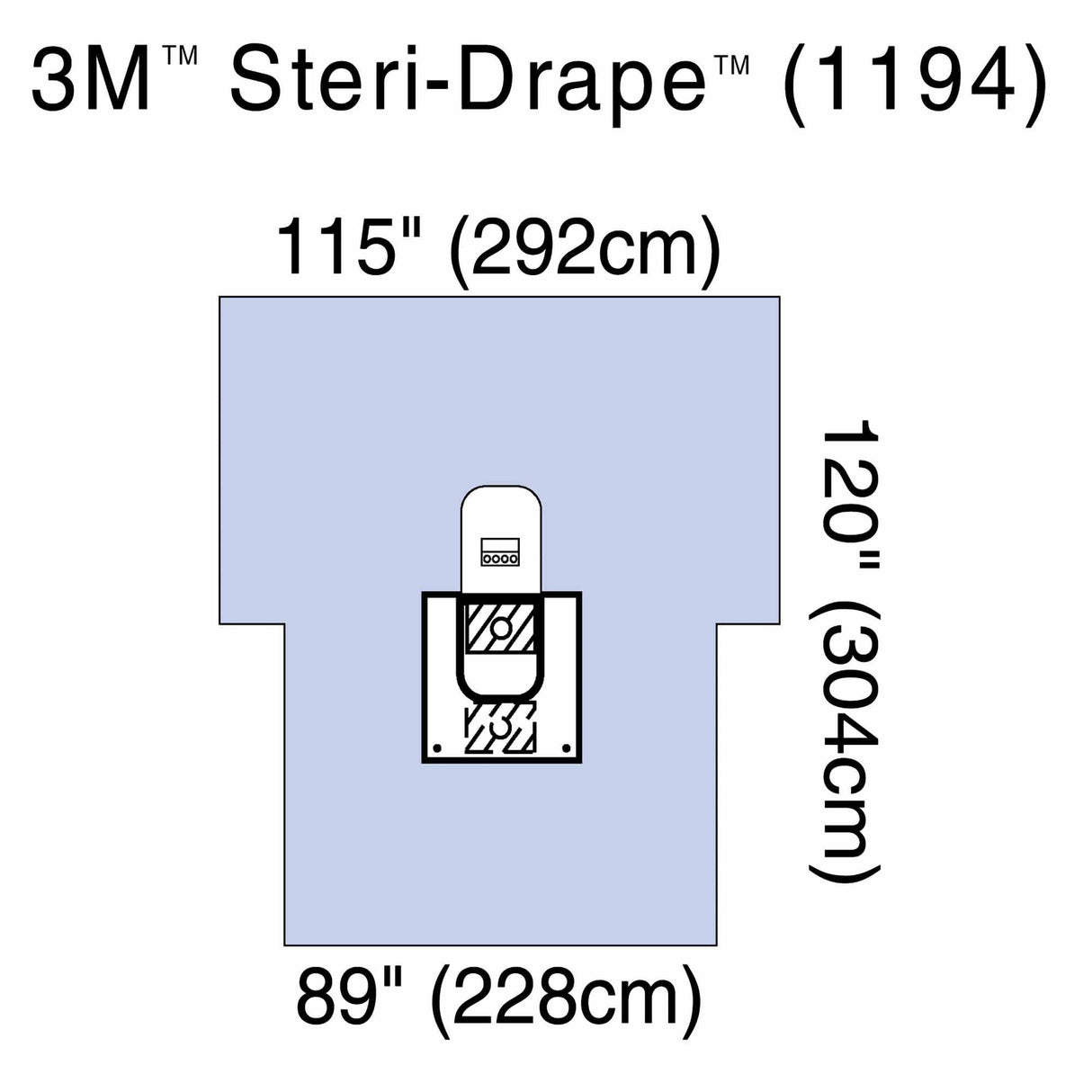 Orthopedic Drape 3M Steri-Drape Arthroscopy Drape with Pouch 89 W X 125 L Inch Sterile