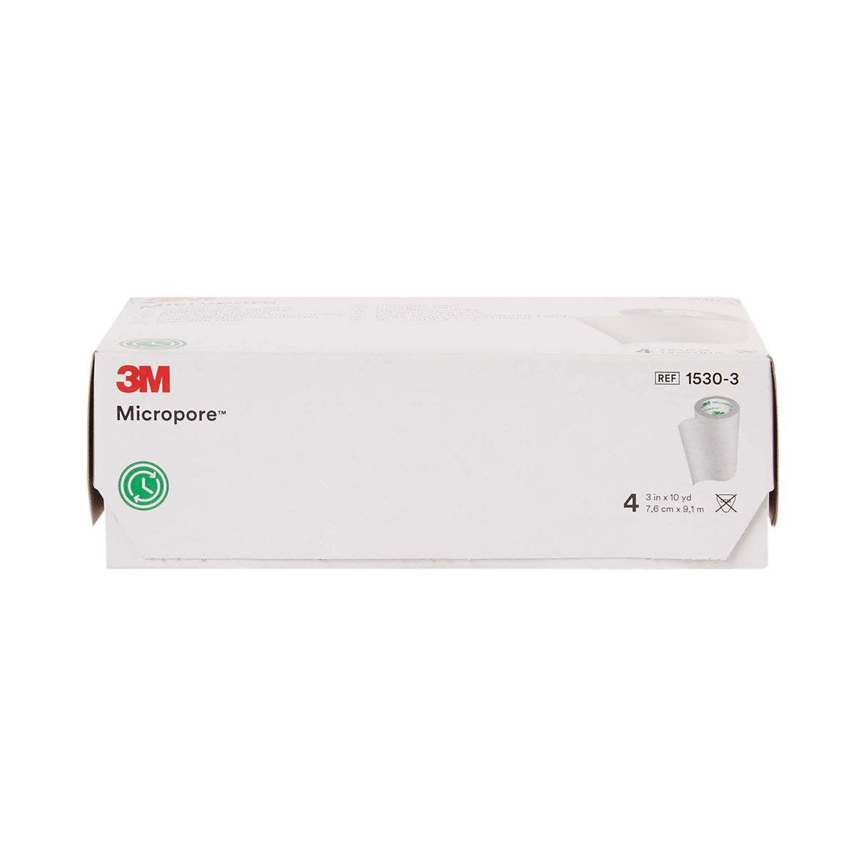 Medical Tape 3M Micropore White 3 Inch X 10 Yard Paper NonSterile