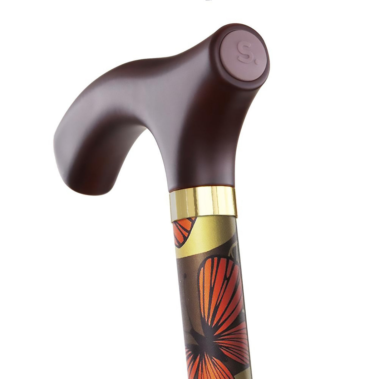 Folding Cane Switch Sticks Aluminum 32 to 37 Inch Height Mimi Print