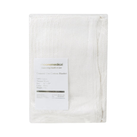 Thermal Blanket McKesson 66 X 90 Inch Cotton 100% 2 lbs.