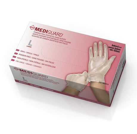 MediGuard Vinyl Synthetic Exam Gloves - CA Only