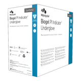 Surgical Underglove Biogel PI Indicator Underglove Size 6.5 Sterile Polyisoprene Standard Cuff Length Smooth Blue Chemo Tested