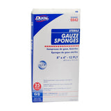 Gauze Sponge Dukal 4 X 8 Inch 12-Ply Sterile 2 per Pack