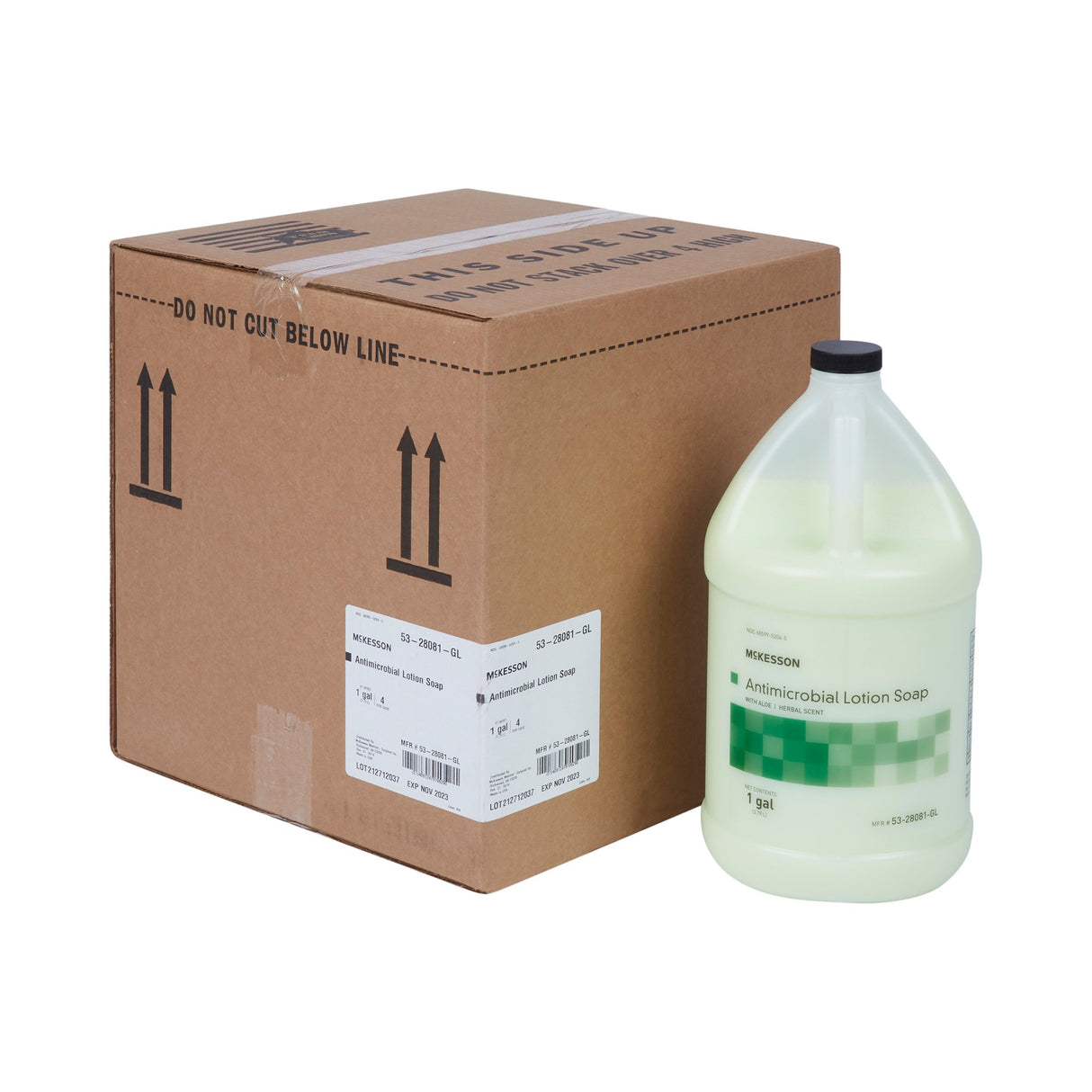 Antimicrobial Soap McKesson Lotion 1 gal. Jug Herbal Scent