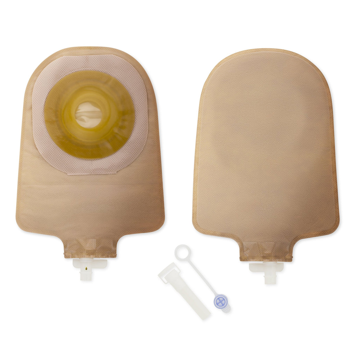 Urostomy Pouch Premier One-Piece System 9 Inch Length Convex, Pre-Cut 1-1/2 Inch Stoma Drainable