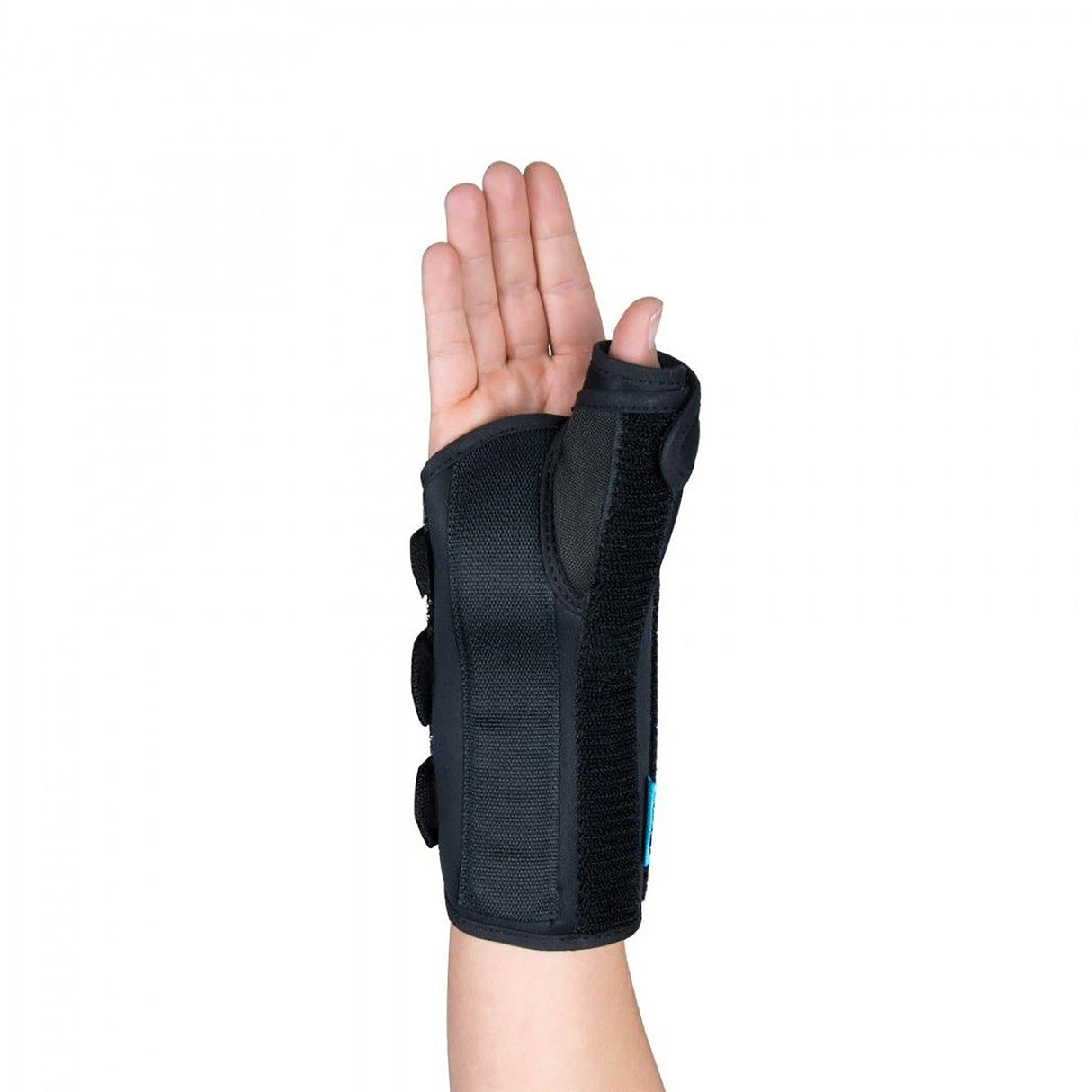 Thumb Spica Ossur Formfit X-Small D-Ring / Hook and Loop Strap Closure Right Hand Black