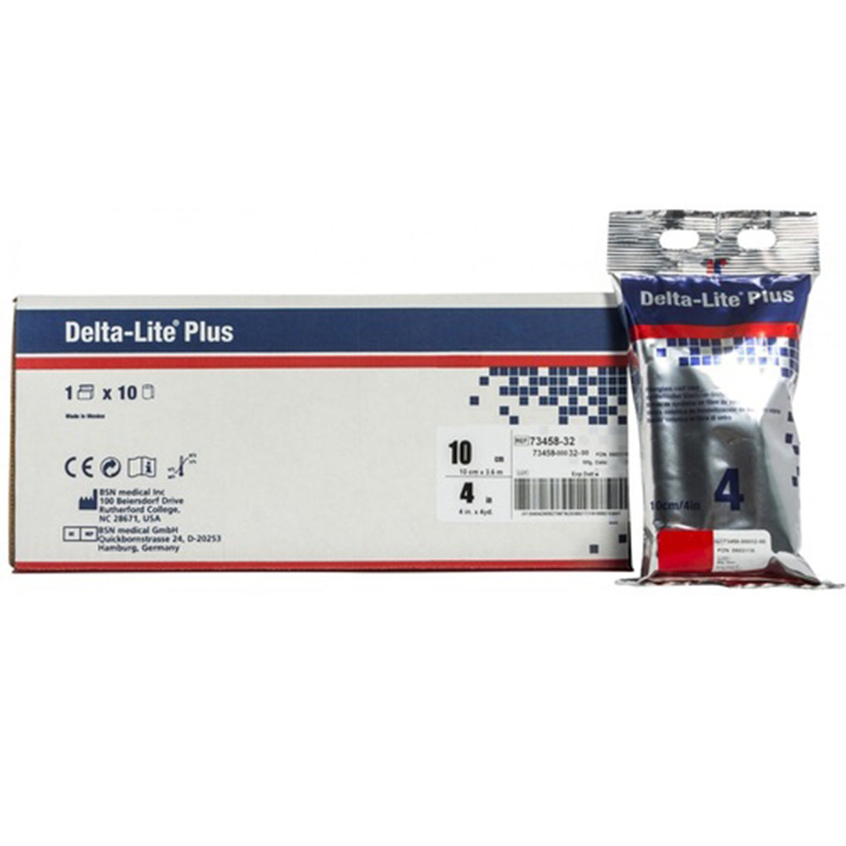 Cast Tape Delta-Lite Plus 2 Inch X 12 Foot Fiberglass / Resin Red