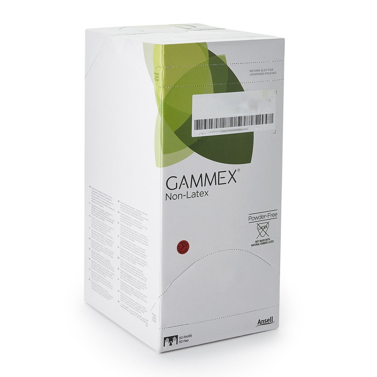 Surgical Glove GAMMEX Non-Latex Size 9 Sterile Polyisoprene Standard Cuff Length Micro-Textured Green Chemo Tested