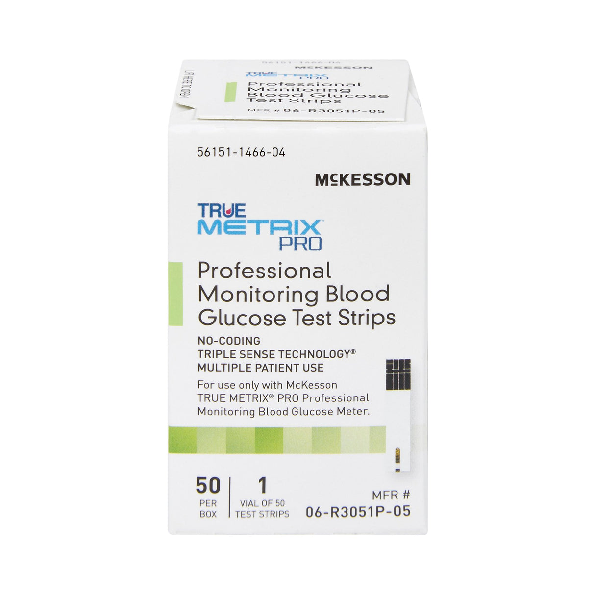 Blood Glucose Test Strips McKesson TRUE METRIX PRO 50 Strips per Pack