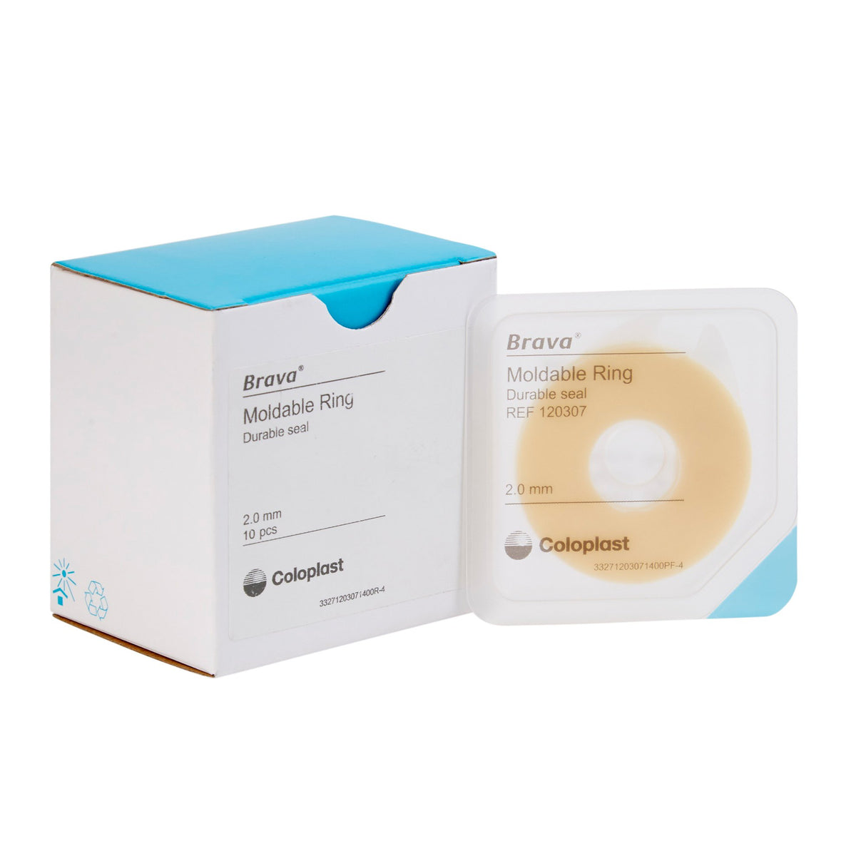 Ostomy Ring Brava 2 mm Thick, Diameter 2 Inch, Moldable