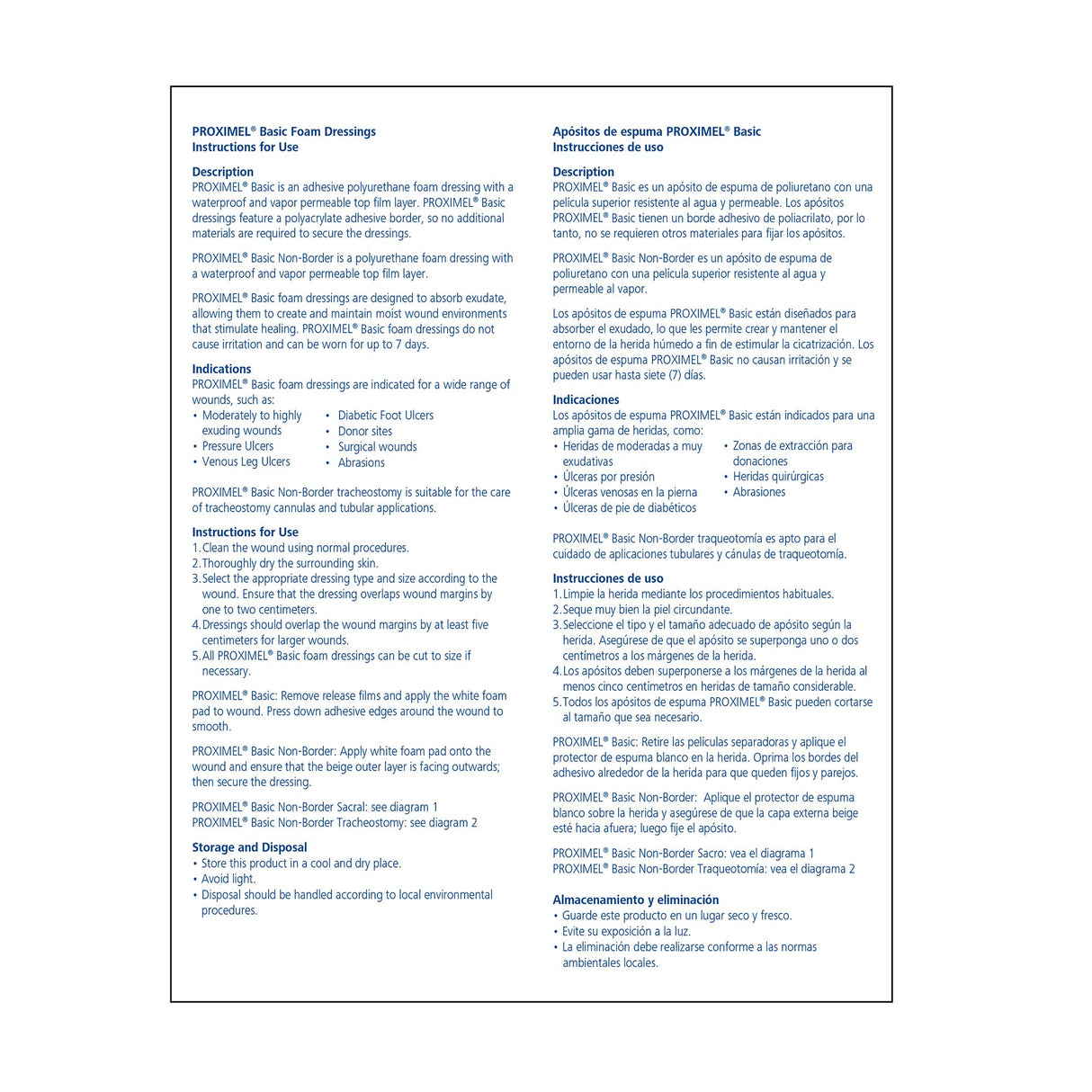 Foam Dressing Proximel Basic 4 X 4 Inch With Border Waterproof Film Backing Acrylic Adhesive Square Sterile